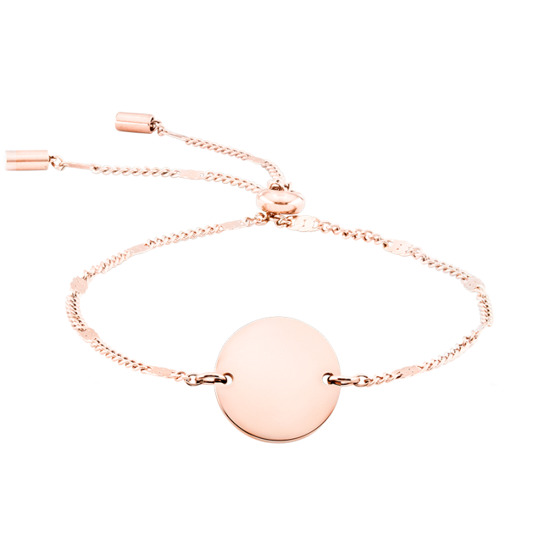 Personligt armband med illustration - Rosegold - 61